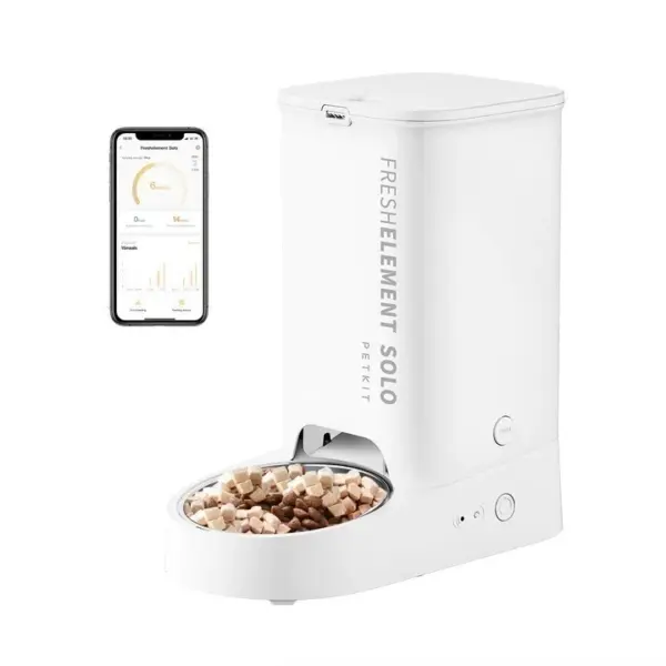 PETKIT Fresh Element SOLO White เครื่องให้อาหารสัตว์เลี้ยงอัตโนมัติ
