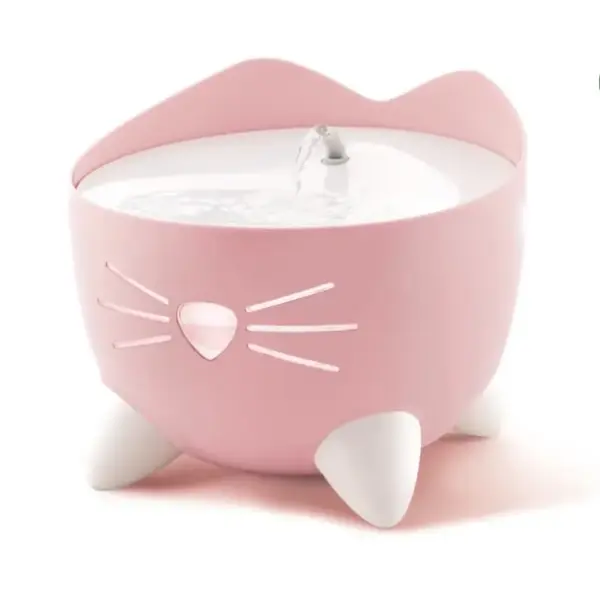 Catit PIXI Fountain – น้ำพุสัตว์เลี้ยง น้ำพุแมว รุ่น PIXI สีชมพู